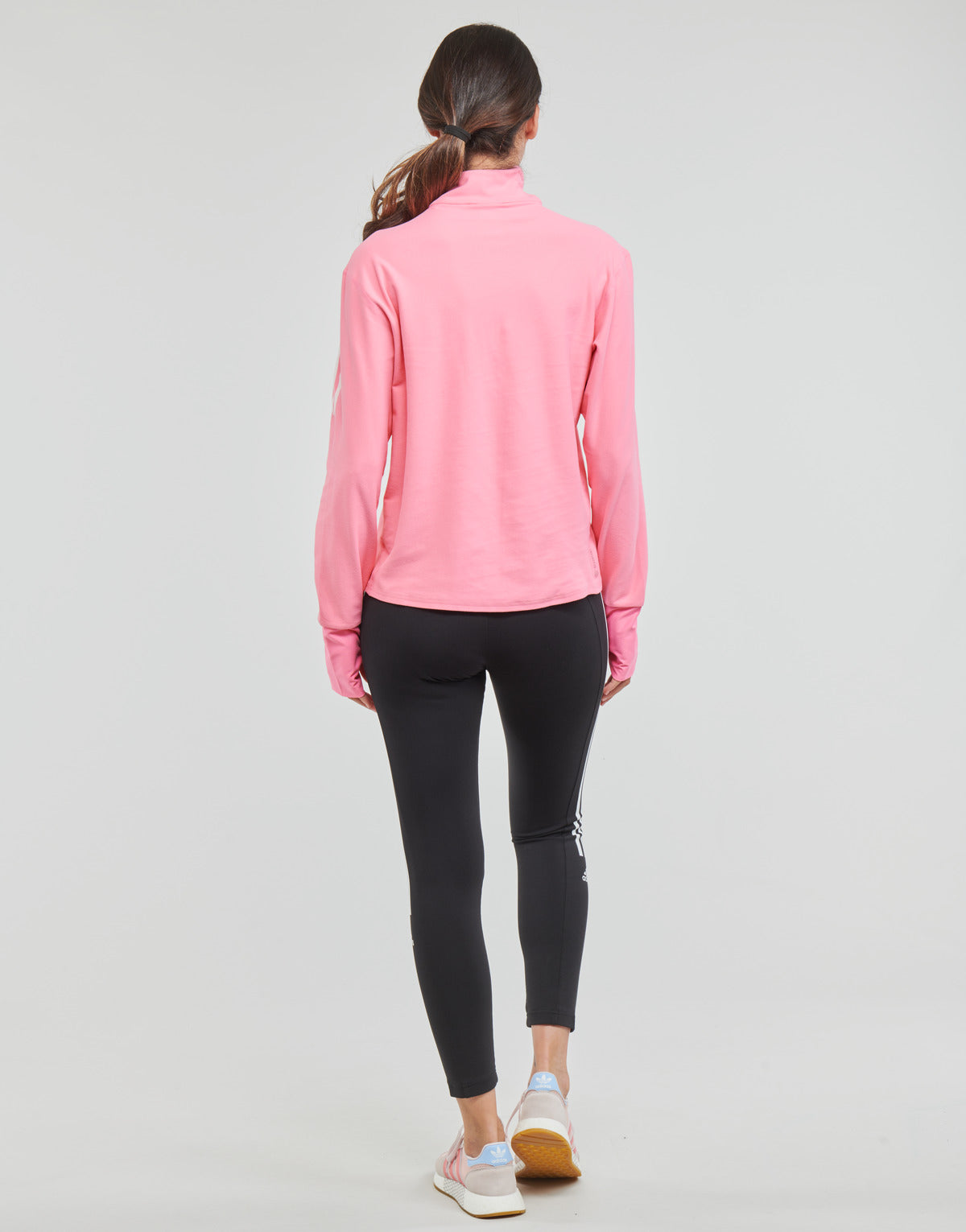 Felpa Donna adidas  OTR 1/2 ZIP W  Rosa