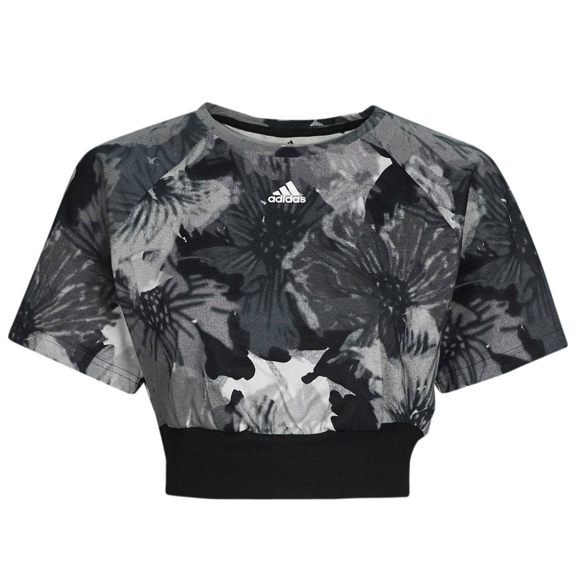 T-shirt Donna adidas  W AOP CRP TEE  Nero