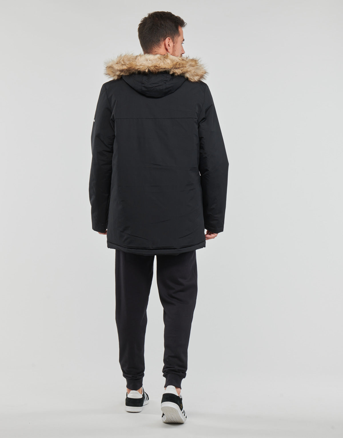 Piumino Uomo adidas  HOODED PARKA  Nero