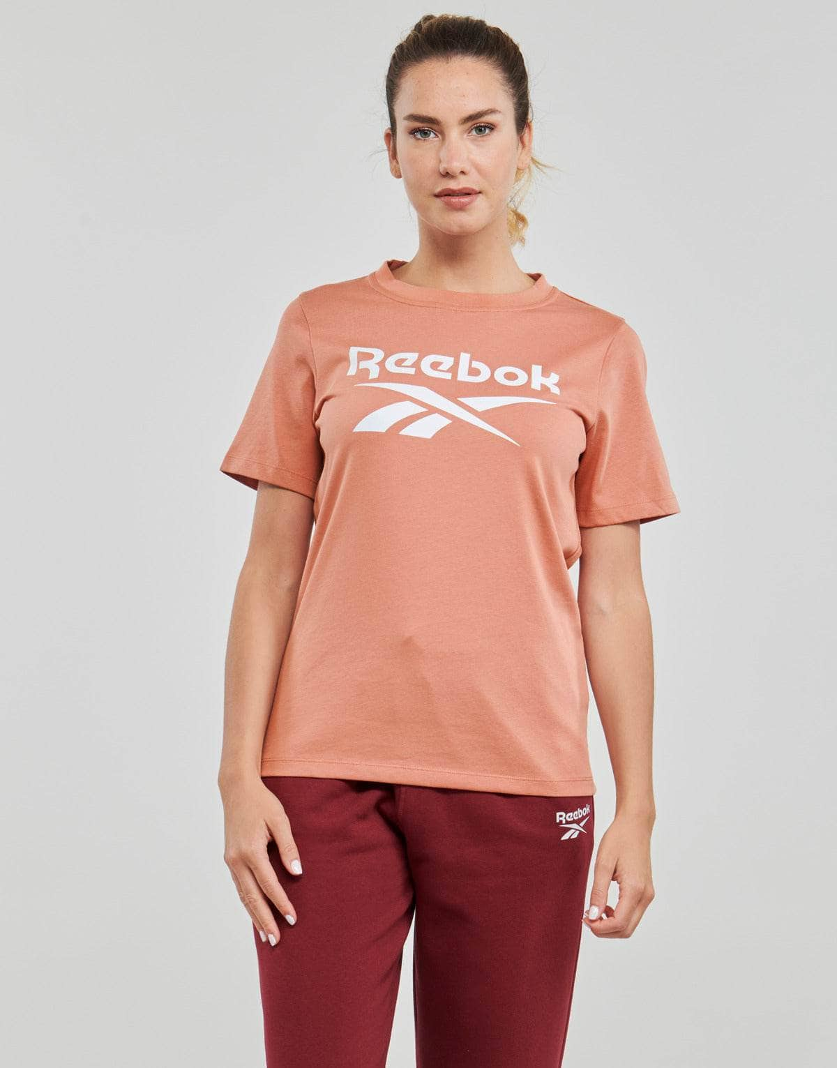 T-shirt Donna Reebok Classic  RI BL Tee  Arancio