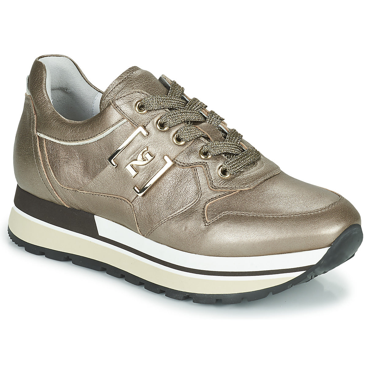 Sneakers basse Donna NeroGiardini  AKOYA  Marrone