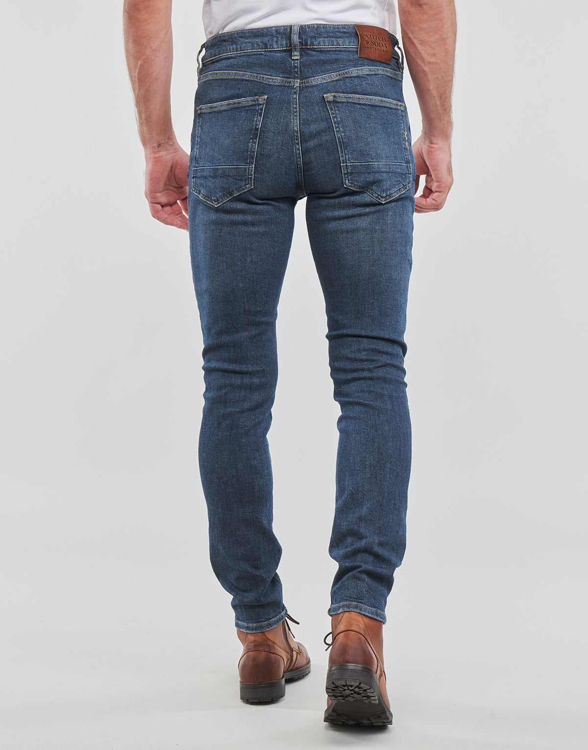 Jeans skynny Uomo Scotch & Soda  SKIM SKINNY JEANS FRONTIER  Blu