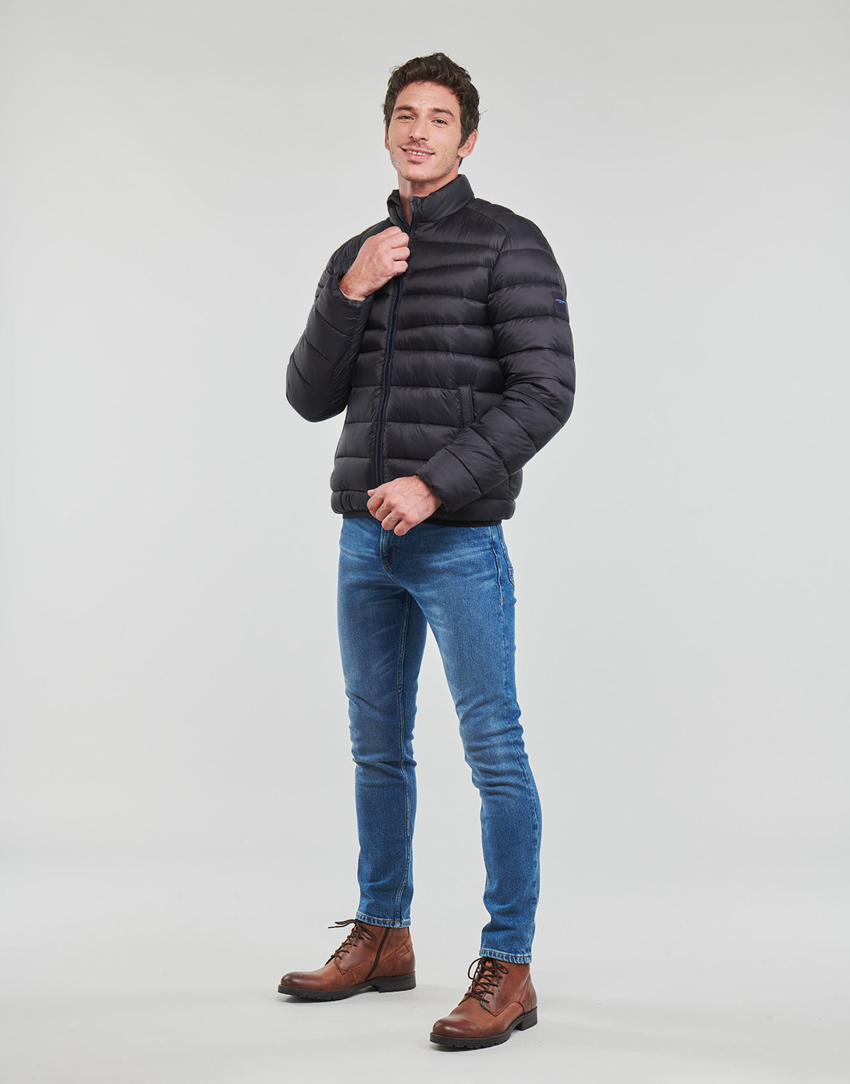 Piumino Uomo Scotch & Soda  Short Puffer Jacket  Marine