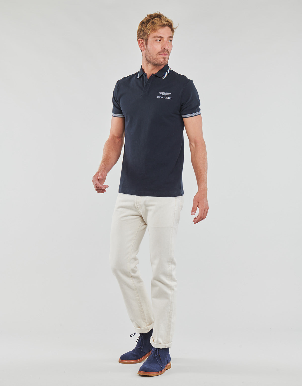 Polo Uomo Hackett  HM563032  Marine