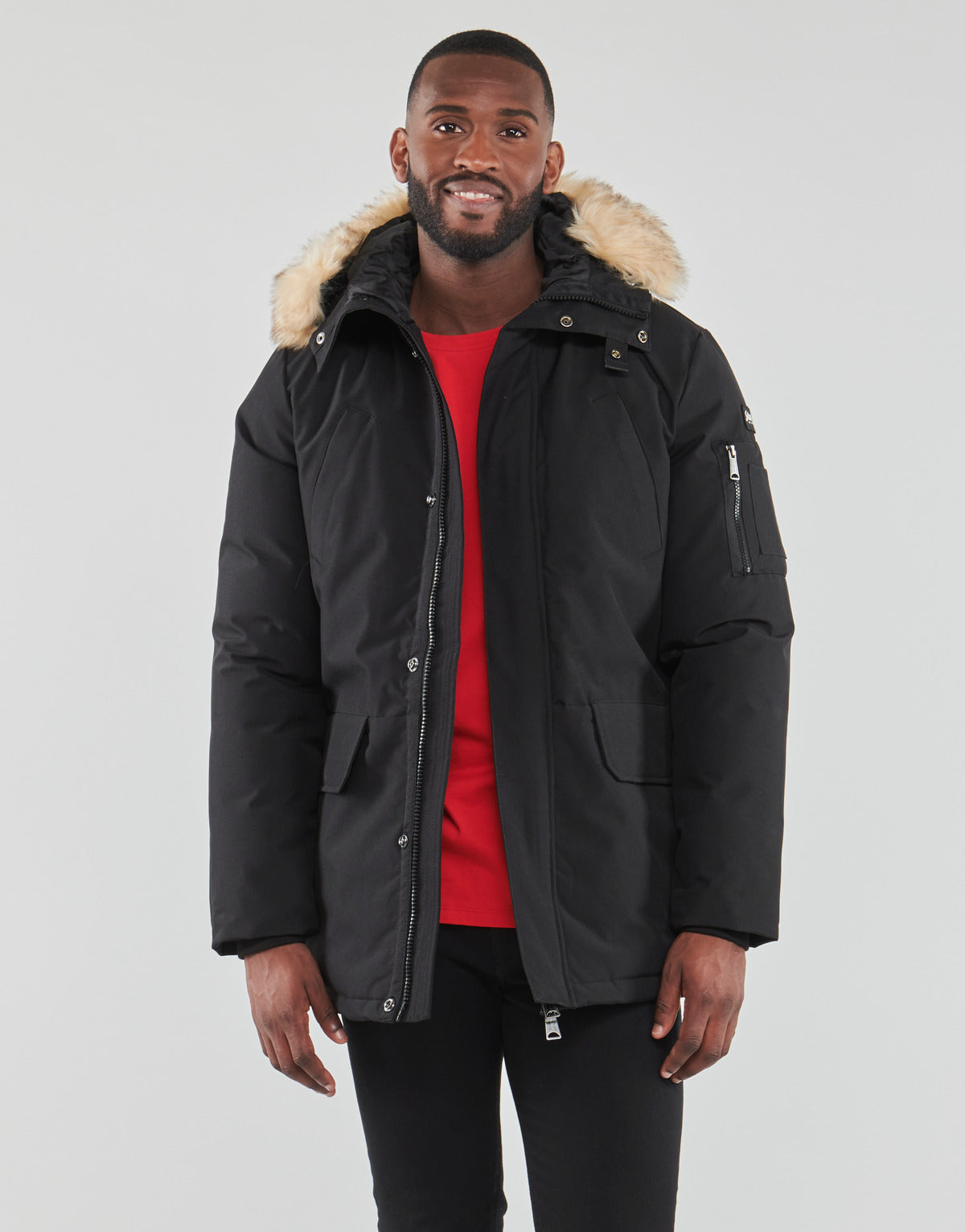 Parka Uomo Schott  NESLON20  Nero