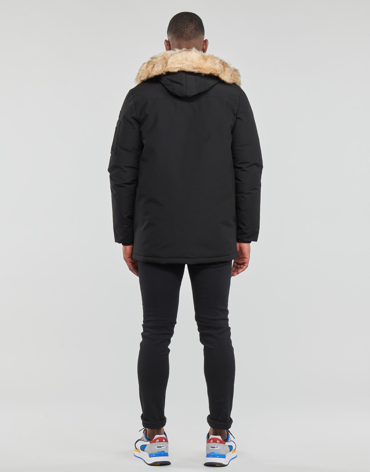 Parka Uomo Schott  NESLON20  Nero