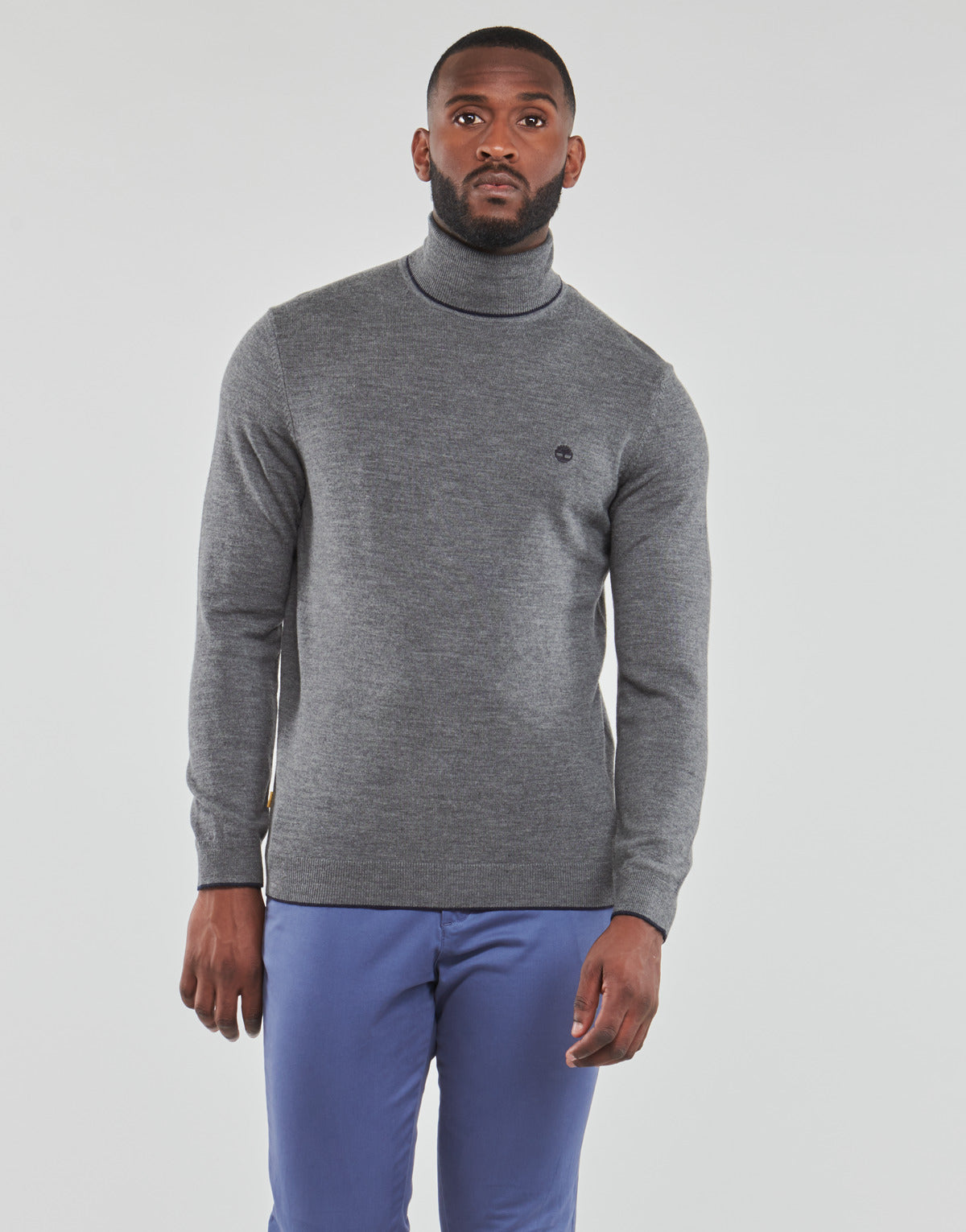 Maglione Uomo Timberland  LS Nissitissit river contemporary merino rws turtle sweater regu  Grigio