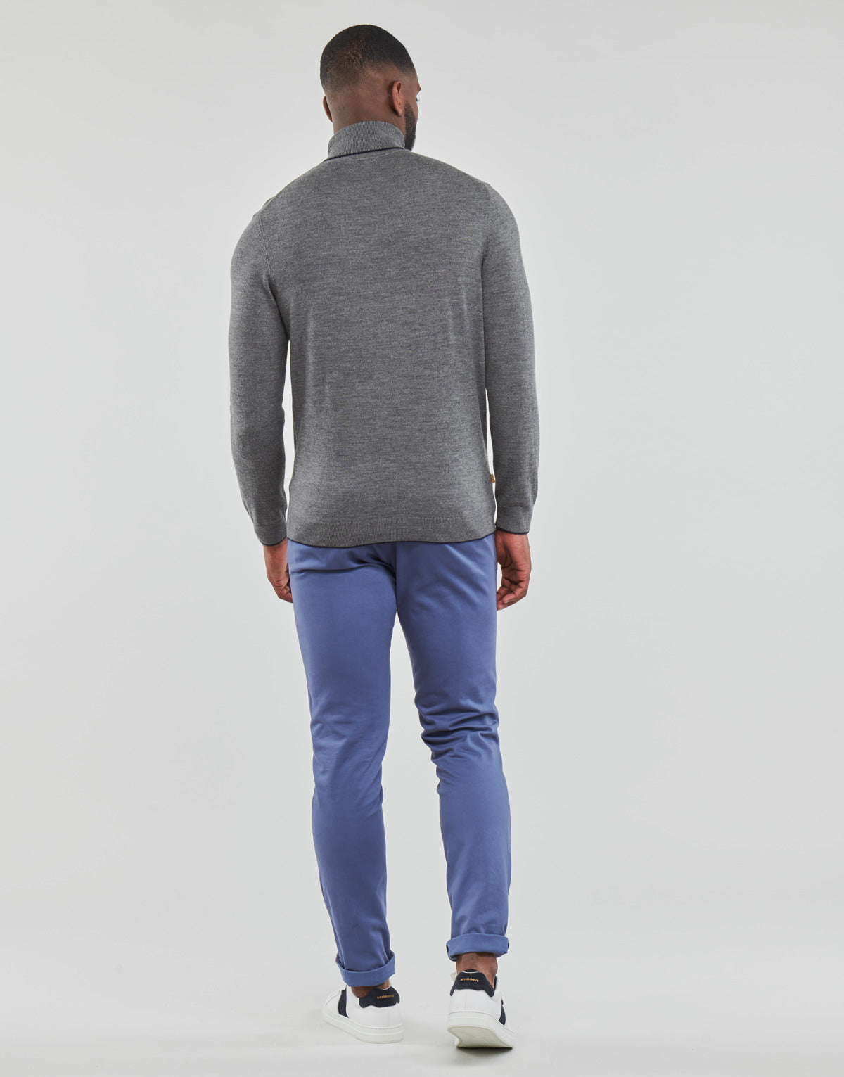 Maglione Uomo Timberland  LS Nissitissit river contemporary merino rws turtle sweater regu  Grigio