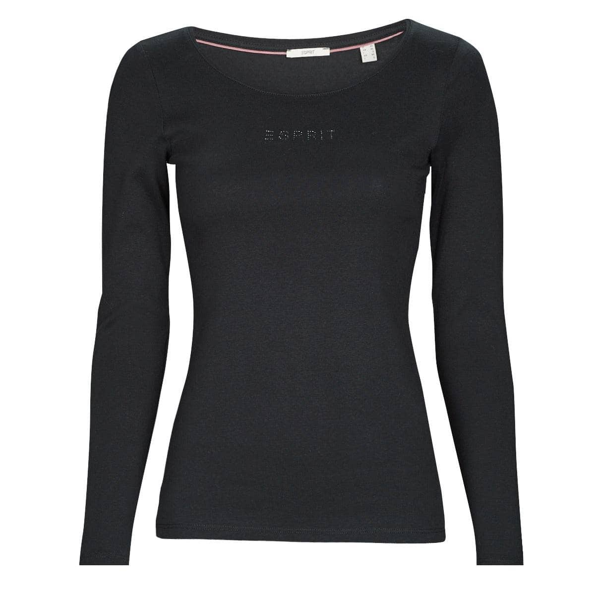 T-shirts a maniche lunghe Donna Esprit  SUS lslv sl  Nero