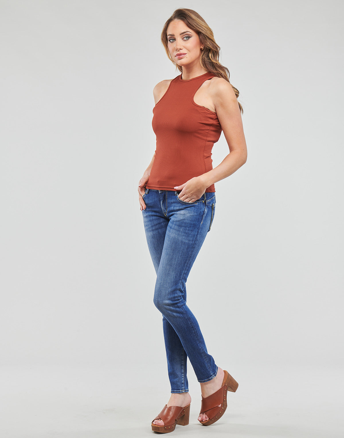 Jeans Slim Donna Le Temps des Cerises  PULP PHACOS  Blu