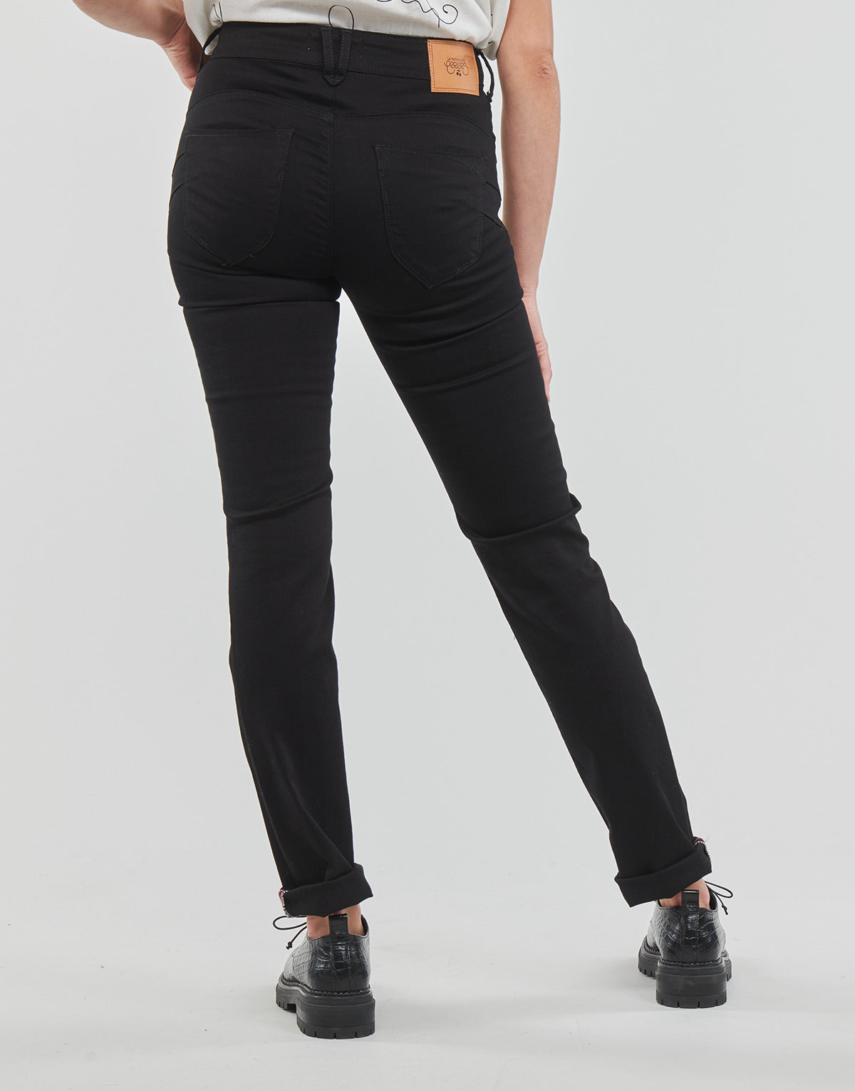 Jeans Donna Le Temps des Cerises  PULP HIGH REGULAR  Nero