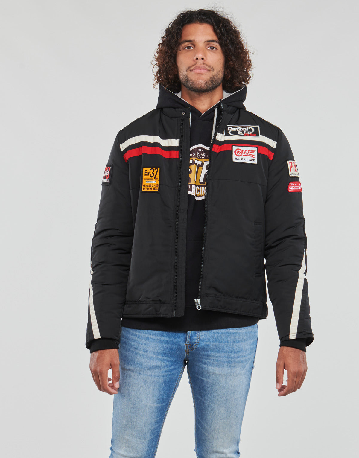 Giubbotto Uomo Petrol Industries  Jacket Bomber  Nero