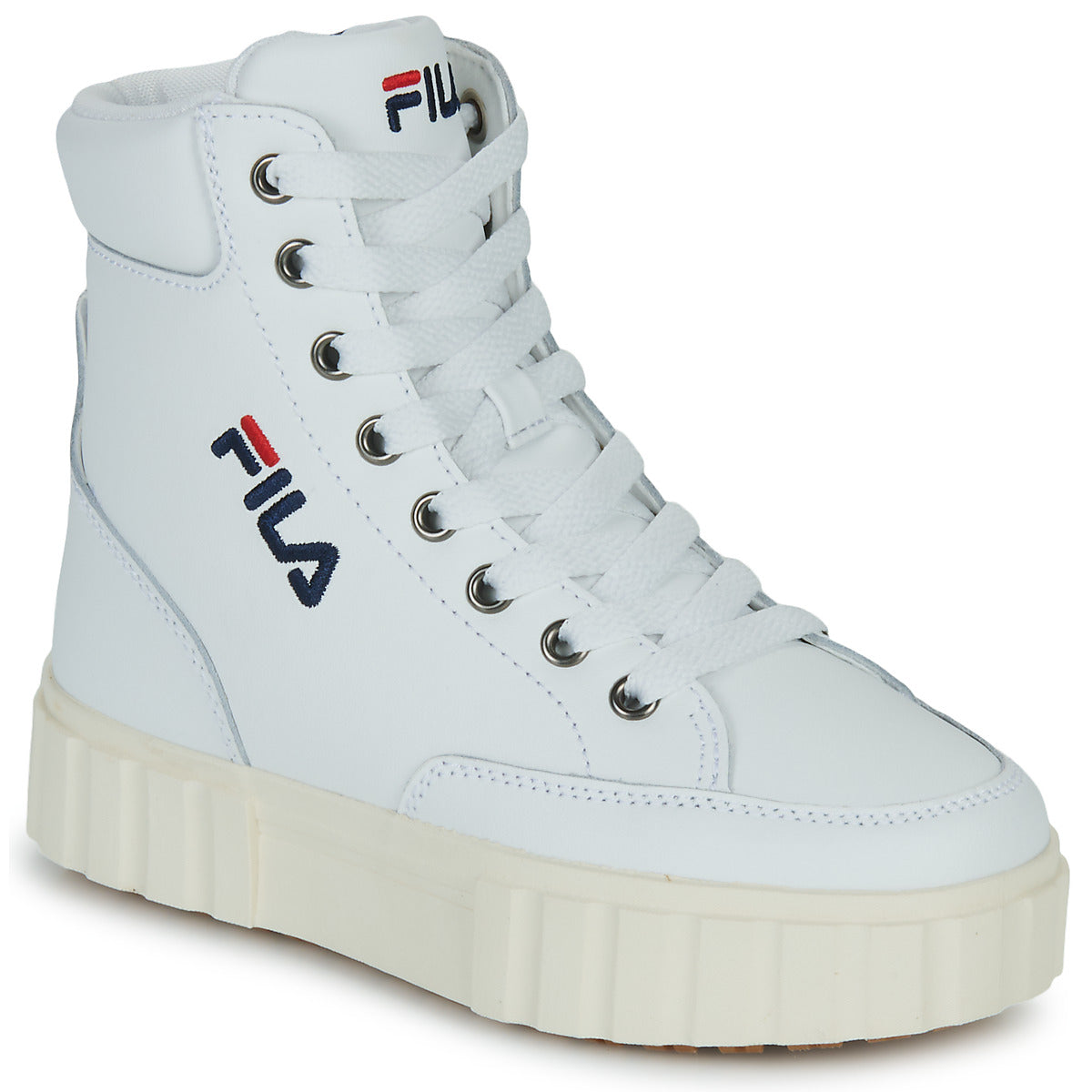 Scarpe bambini ragazzo Fila  SANDBLAST HIGH  Bianco