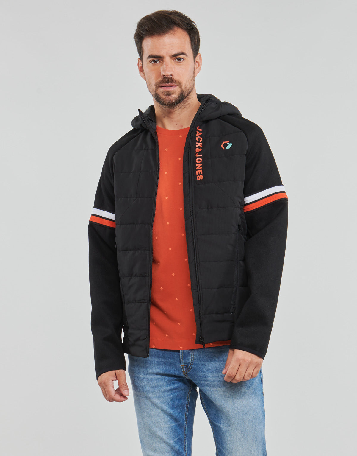 Piumino Uomo Jack & Jones  JCOLOGAN  Nero