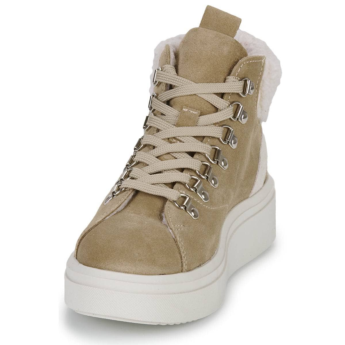 Sneakers alte Donna Yurban  GRENOBLE  Beige