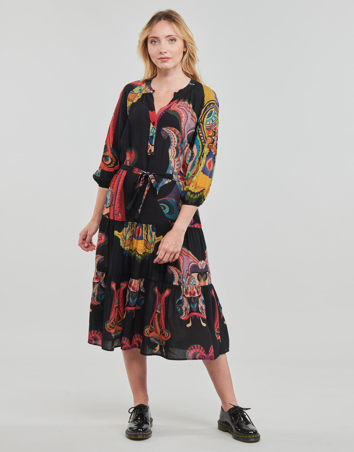 Abito lungo Donna Desigual  ODYSSEY  Nero