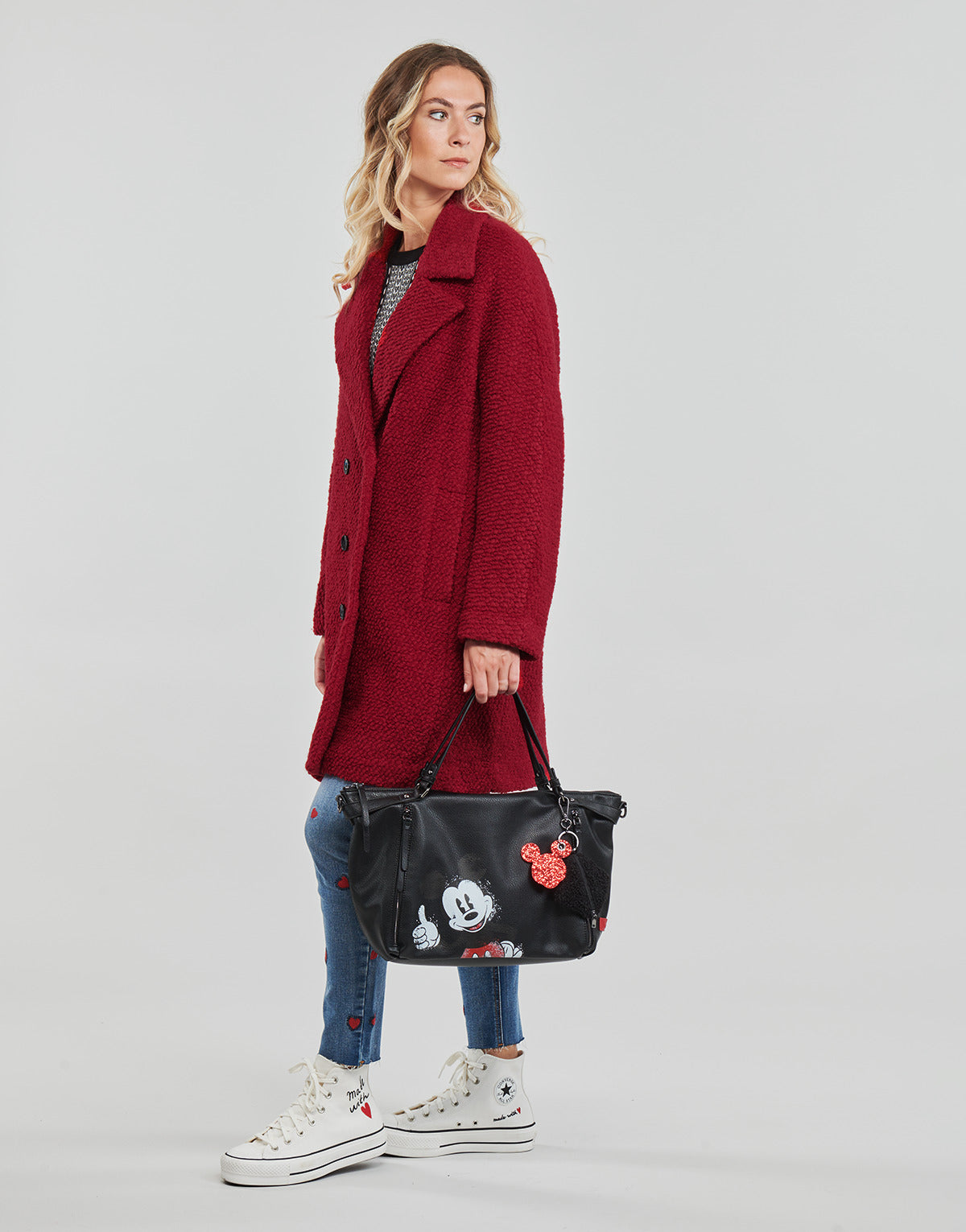 Mantella Donna Desigual  LONDON  Rosso