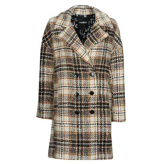 Mantella Donna Desigual  COAT DUKE  Multicolore