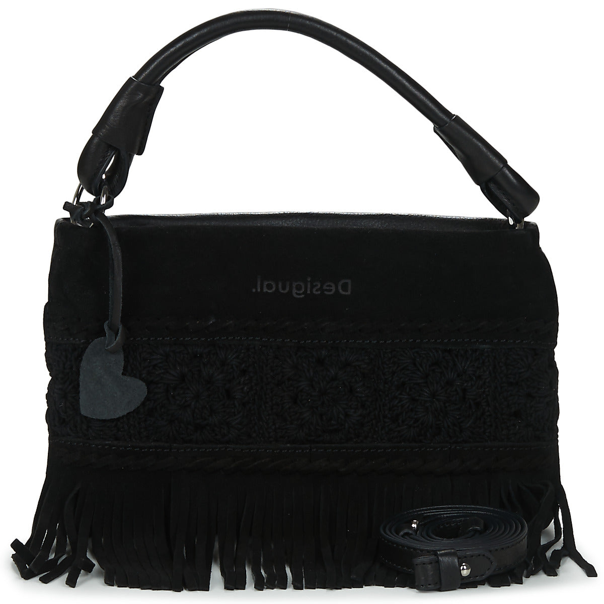 Borsa a tracolla Donna Desigual  BOLS_CROCHET OTTERLO  Nero