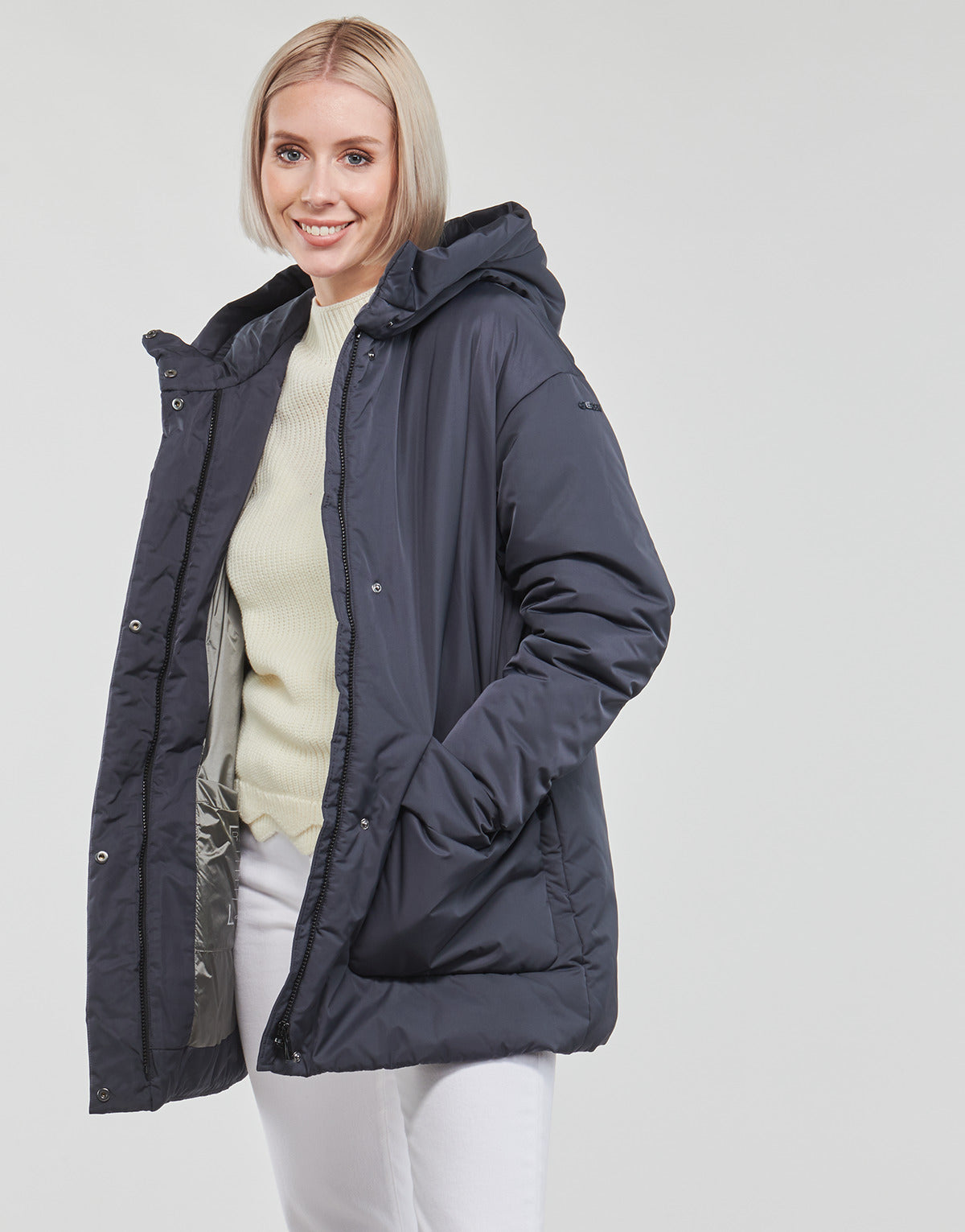 Parka Donna Geox  PARKA W DIODANA  Marine