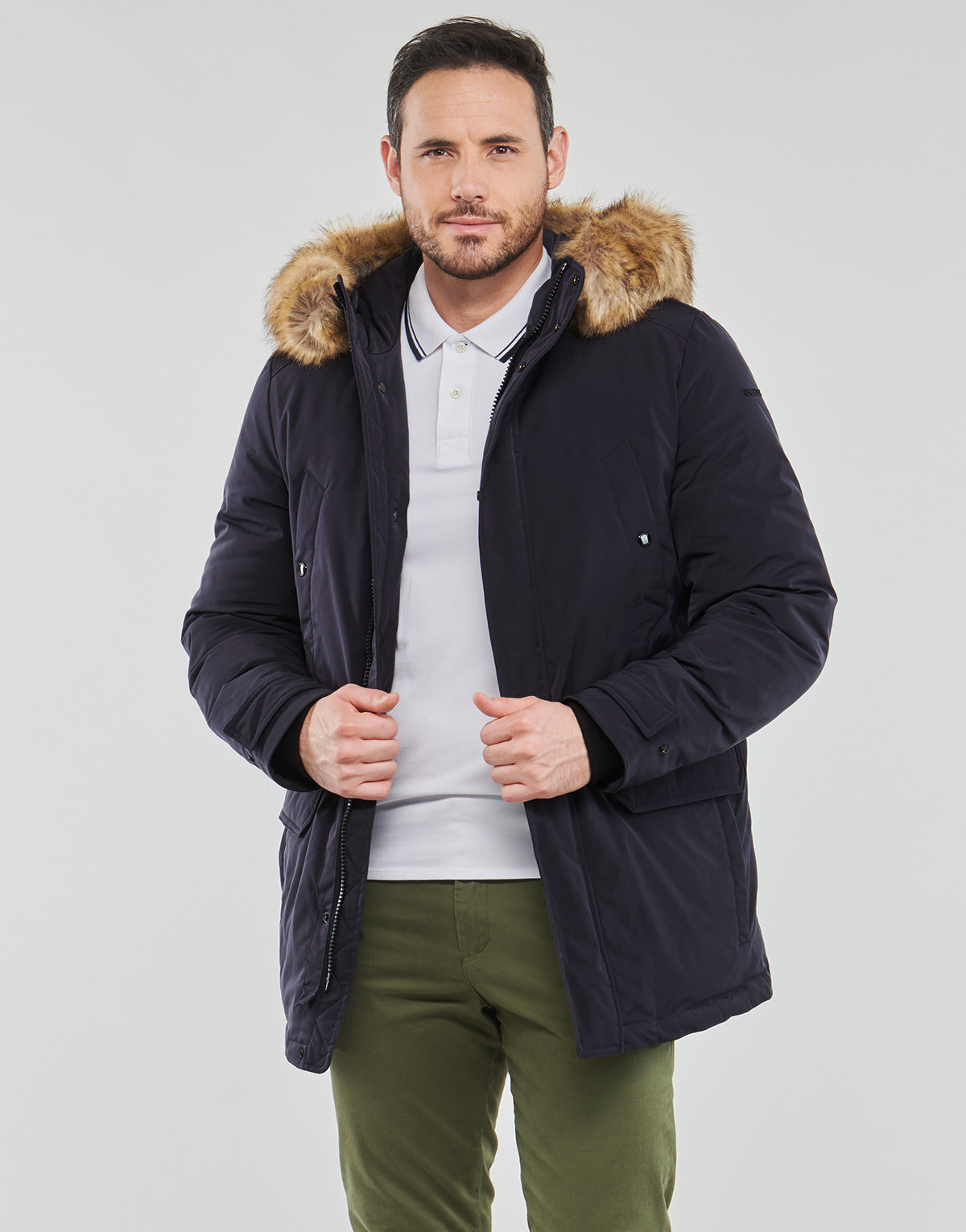 Parka Uomo Geox  M NOWOLK PARKA  Marine