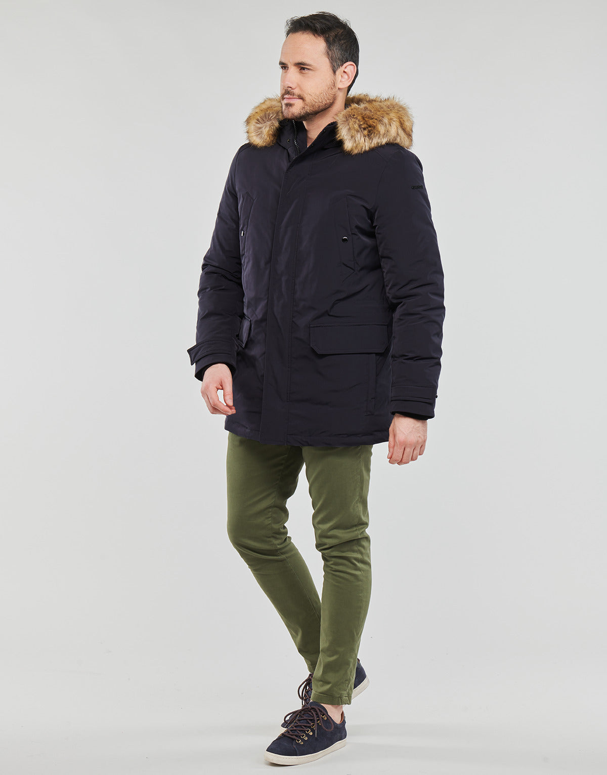 Parka Uomo Geox  M NOWOLK PARKA  Marine