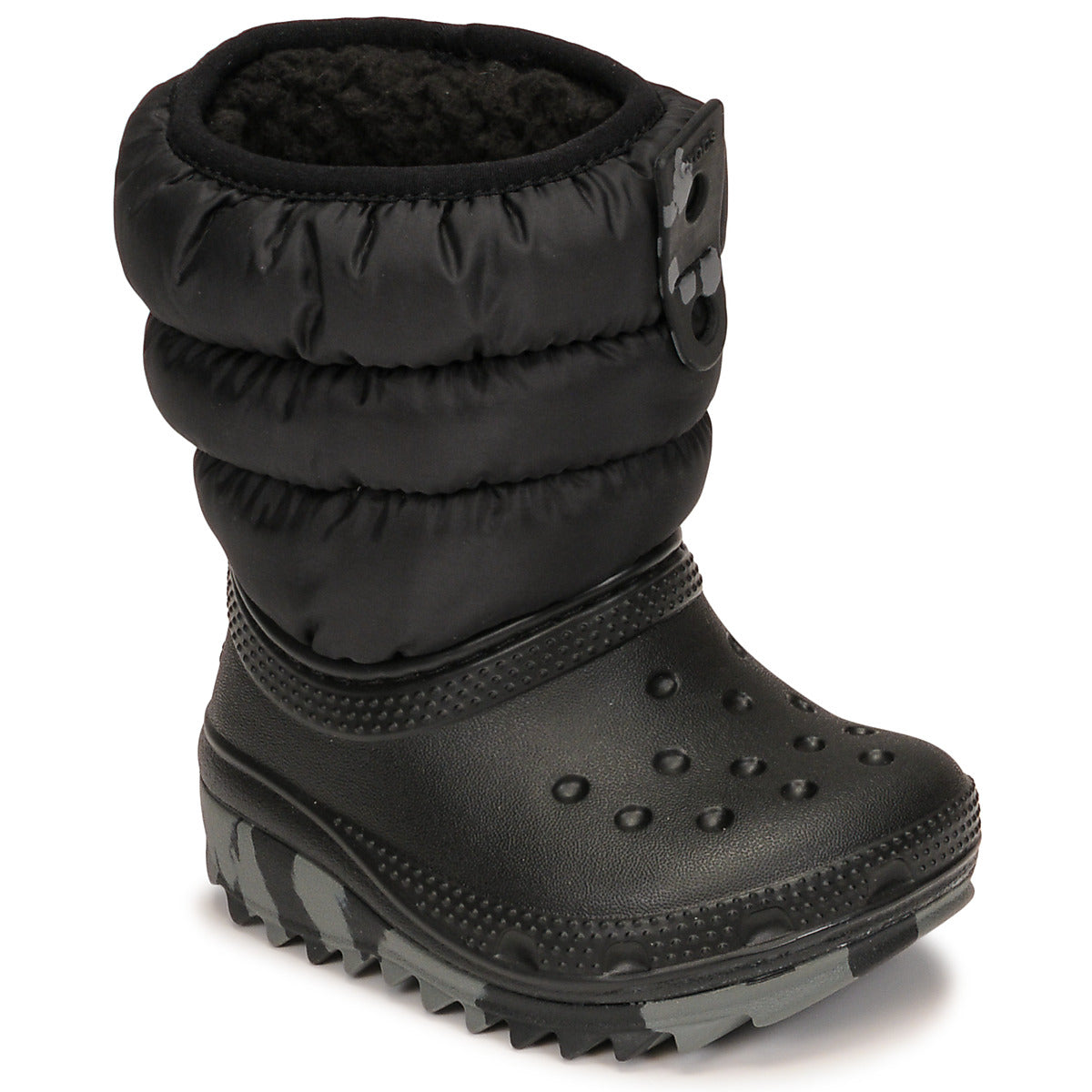 Scarpe da neve bambini ragazzo Crocs  Classic Neo Puff Boot T  Nero