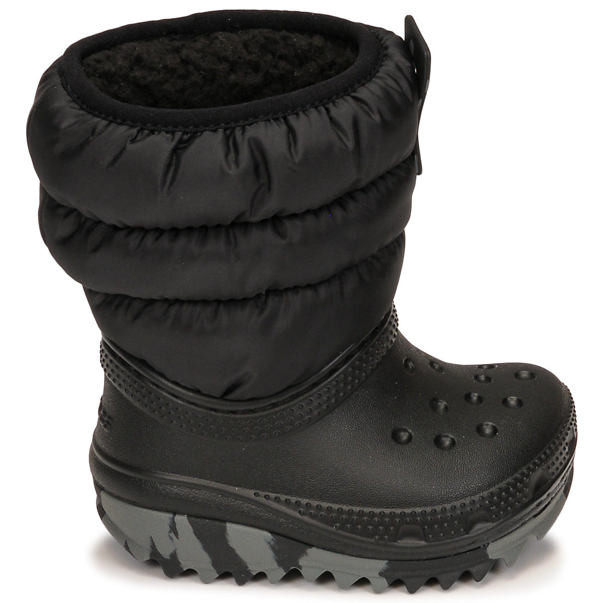 Scarpe da neve bambini ragazzo Crocs  Classic Neo Puff Boot T  Nero