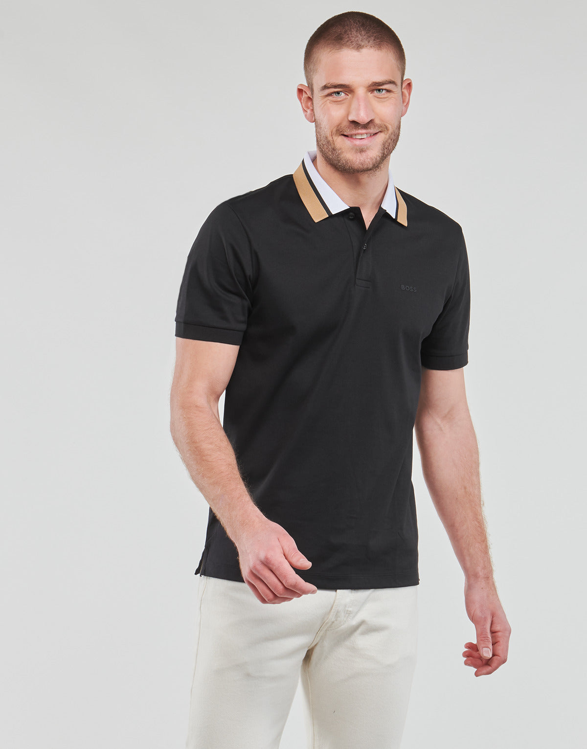 Polo Uomo BOSS  Parlay 173  Nero