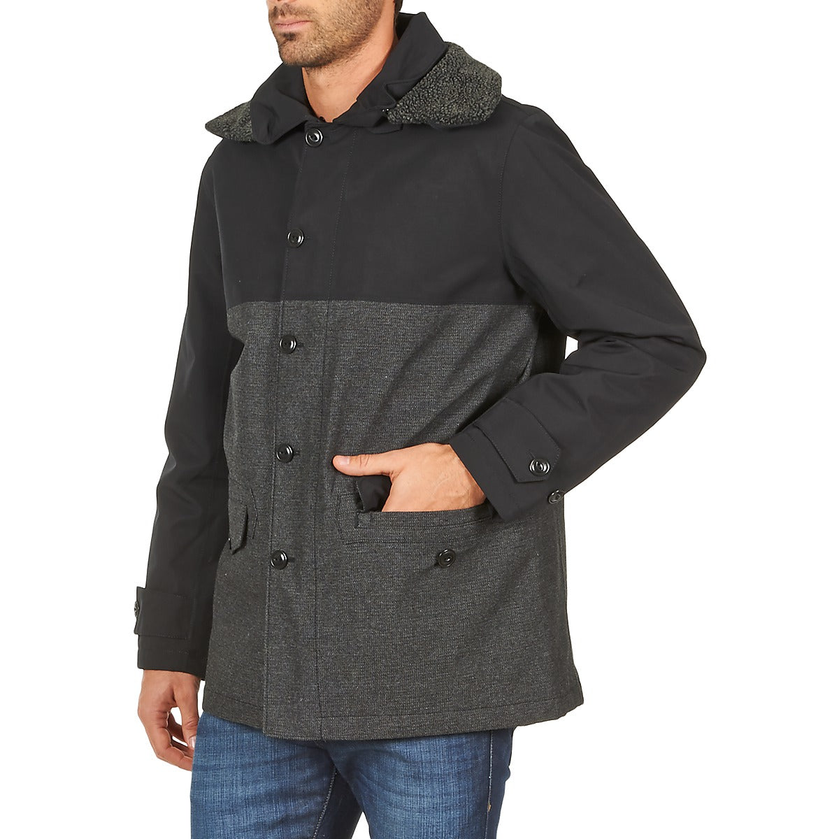 Mantella Uomo Aigle  SHERPAFIELD  Nero