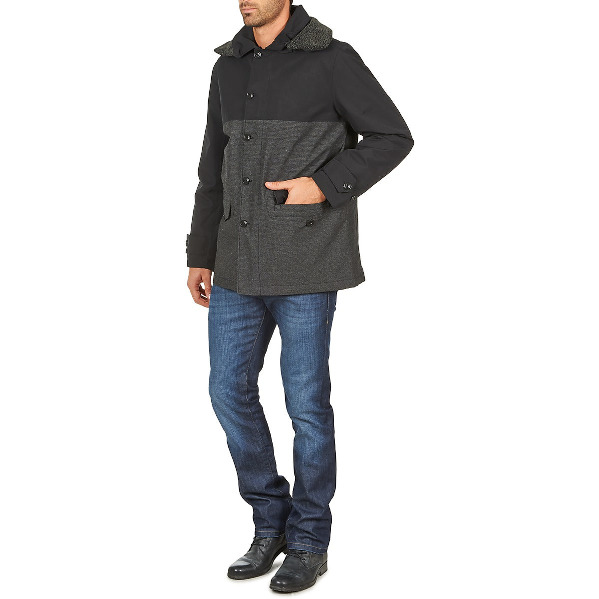 Mantella Uomo Aigle  SHERPAFIELD  Nero