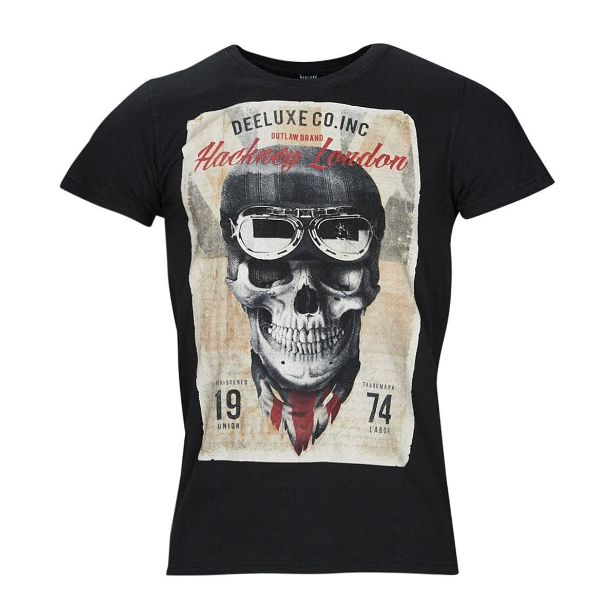 T-shirt Uomo Deeluxe  CLEM  Nero