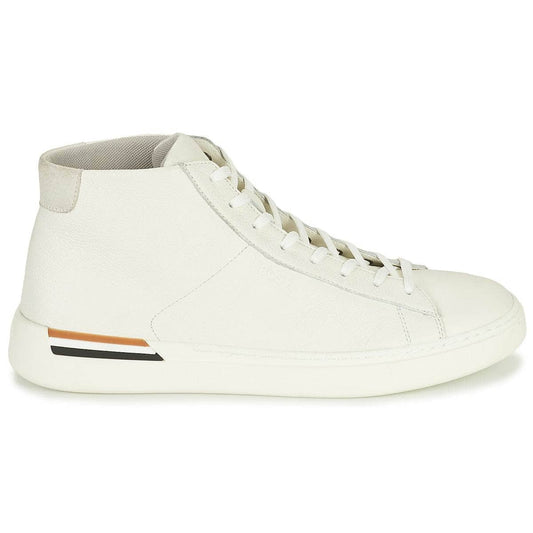 Sneakers alte Uomo BOSS  Clint_Hito_gr  Bianco