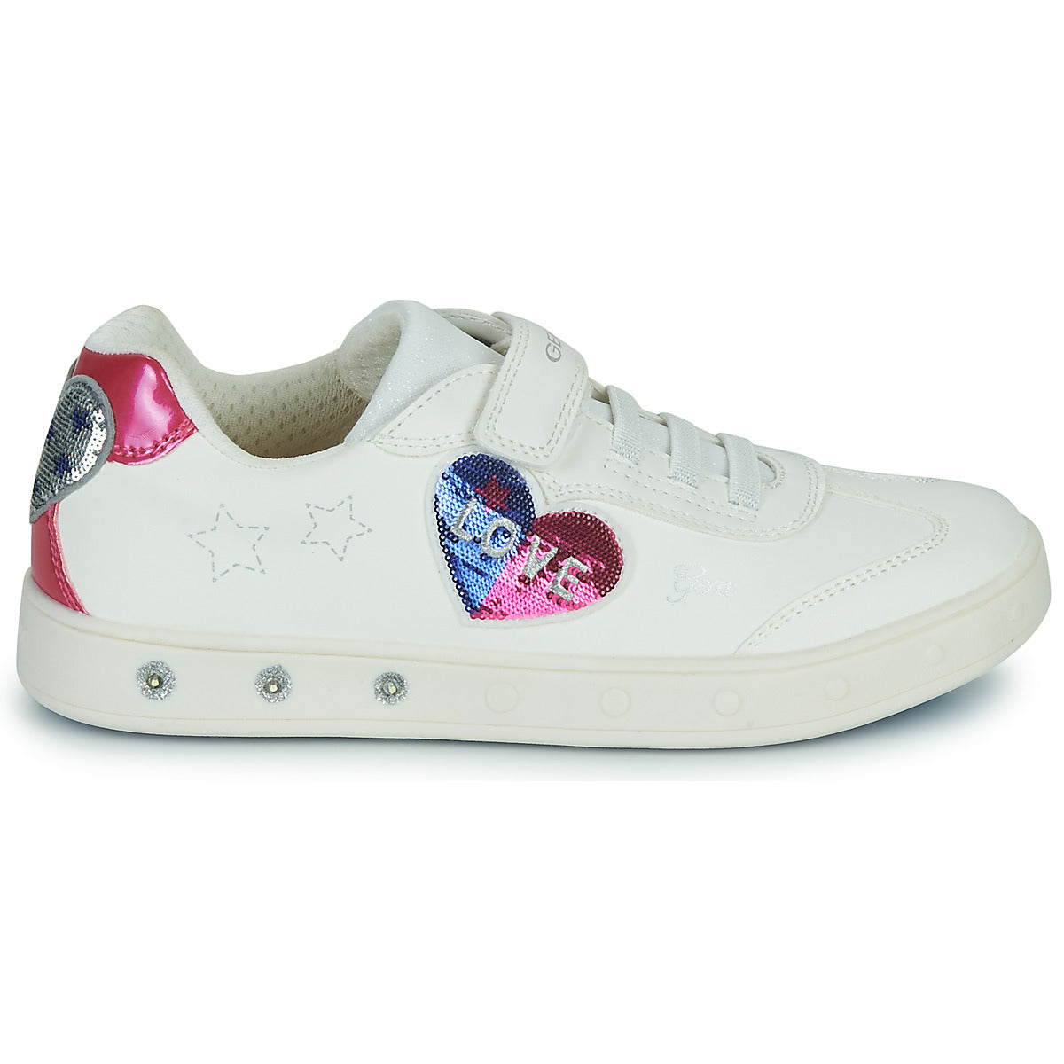 Scarpe bambini ragazza Geox  J SKYLIN GIRL  Bianco