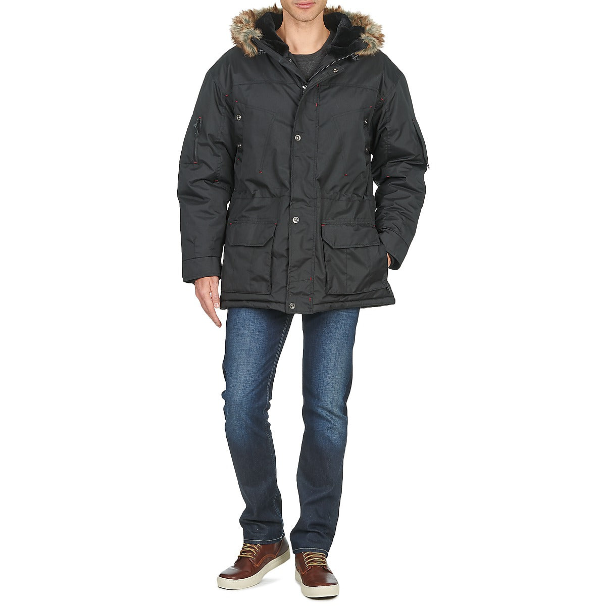 Parka Uomo Casual Attitude  DILAN  Nero