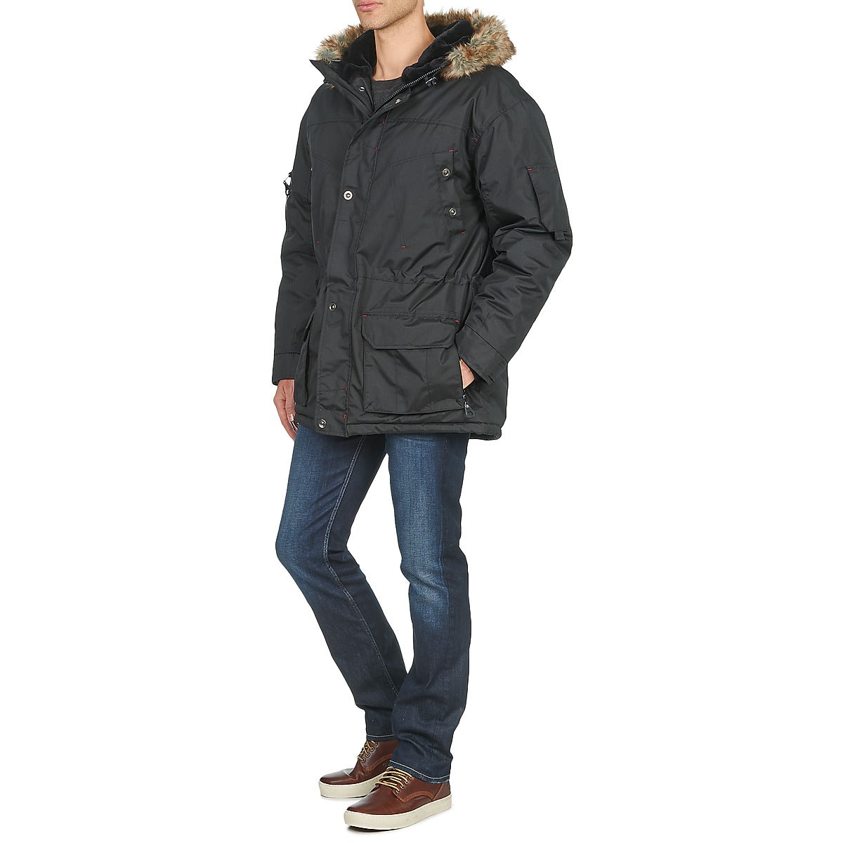 Parka Uomo Casual Attitude  DILAN  Nero