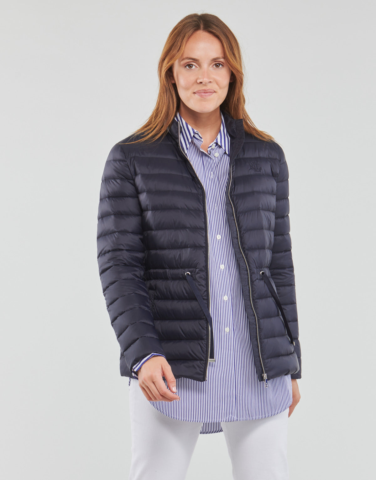 Piumino Donna Lauren Ralph Lauren  DRAW WST SD-INSULATED-COAT  Marine