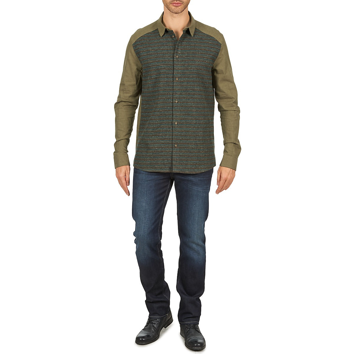 Camicia a maniche lunghe Uomo Eleven Paris  VRAPP MEN  Verde