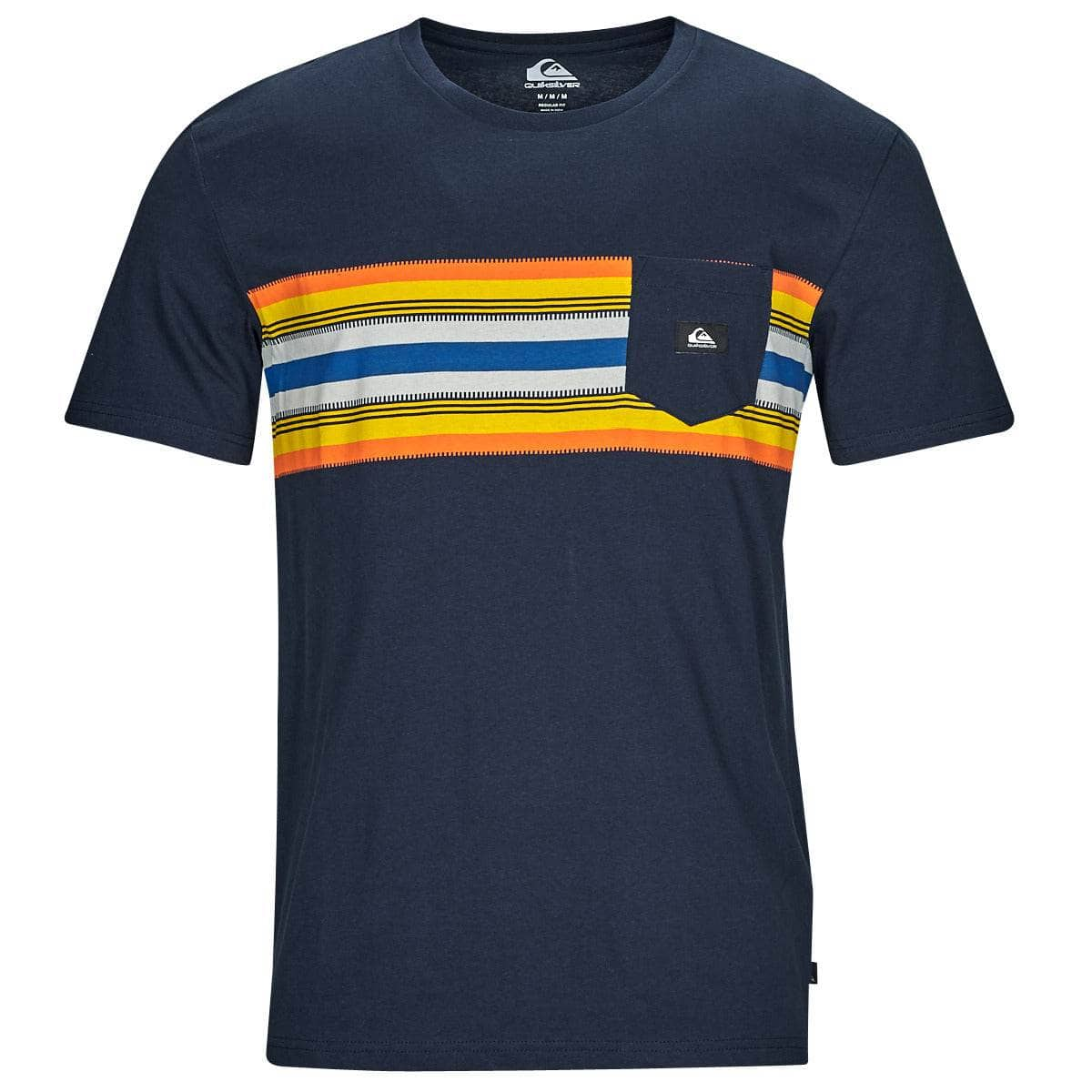 T-shirt Uomo Quiksilver  SURFADELICA STRIPE SS  Marine