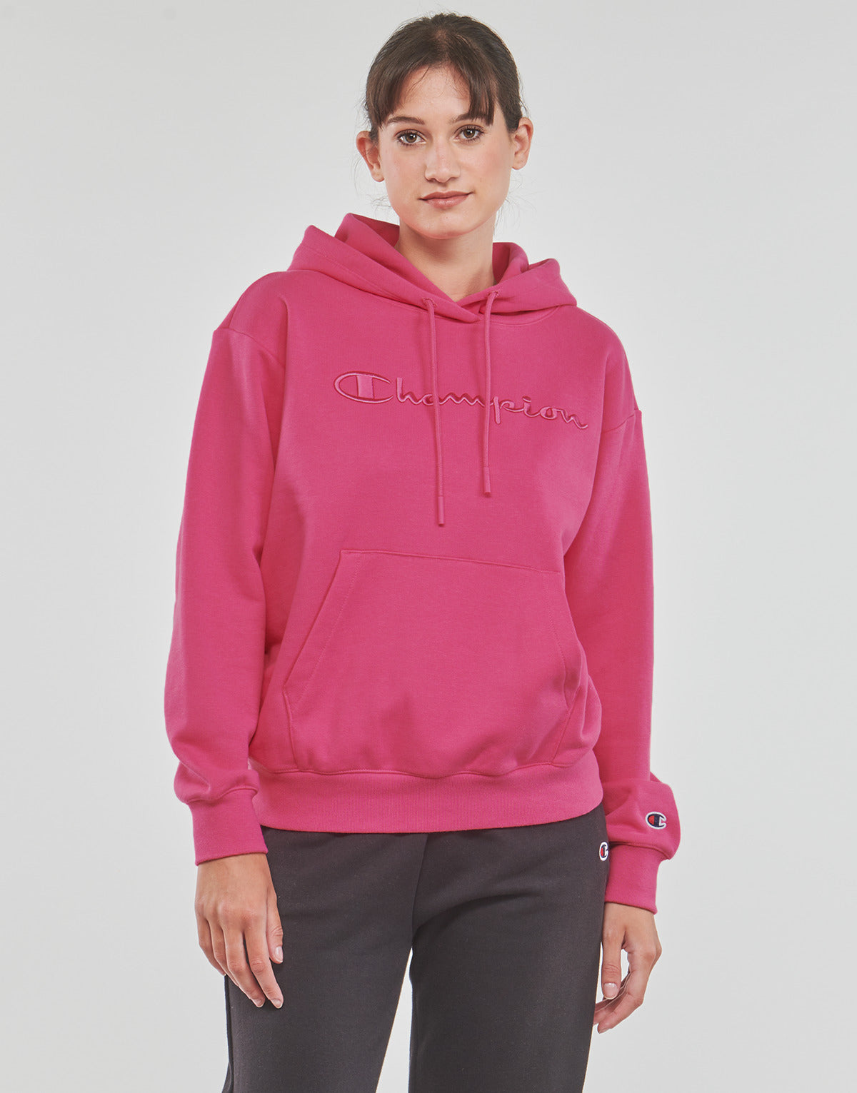 Felpa Donna Champion  Hooded Sweatshirt  Rosa