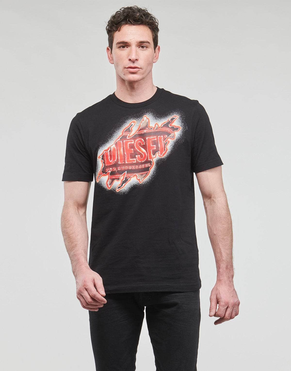 T-shirt Uomo Diesel  T-JUST-E43  Nero