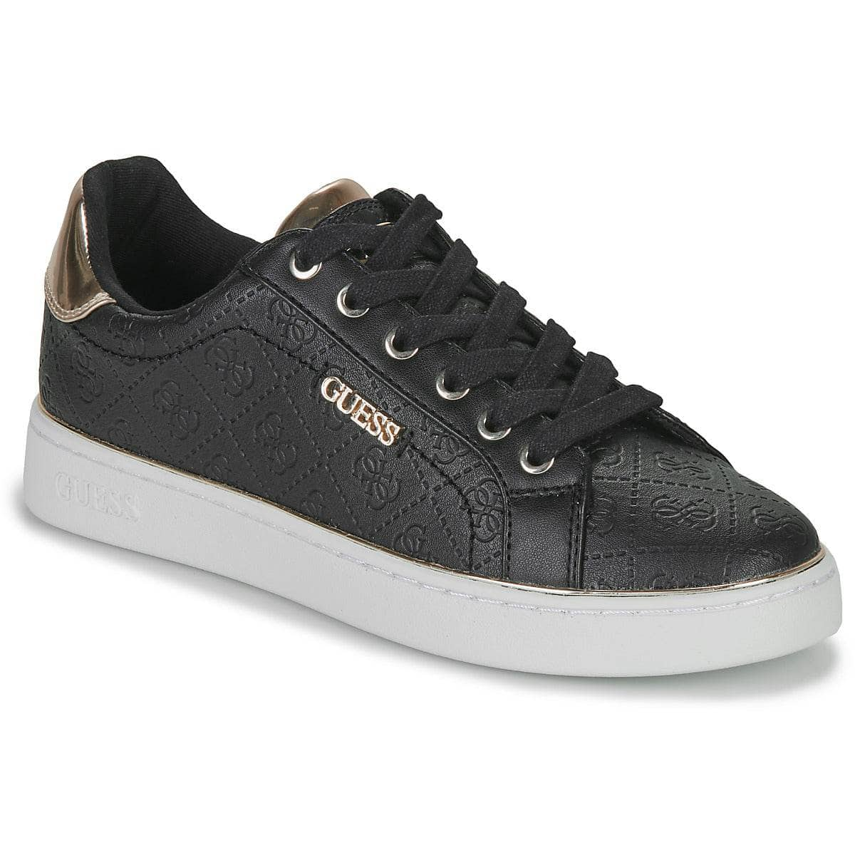 Sneakers basse Donna Guess  BECKIE  Nero