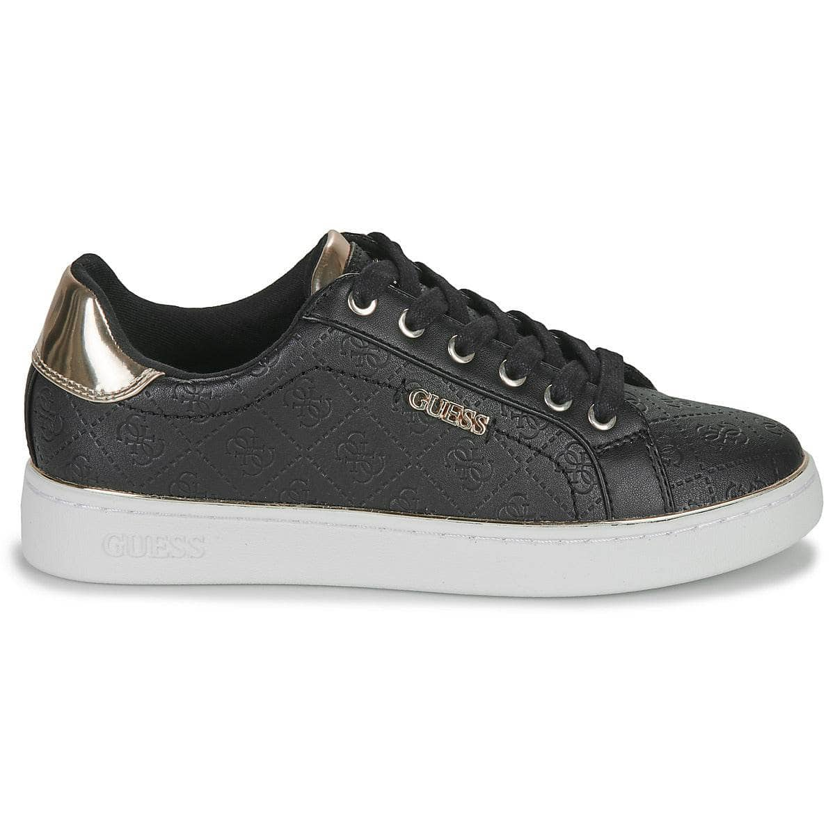 Sneakers basse Donna Guess  BECKIE  Nero