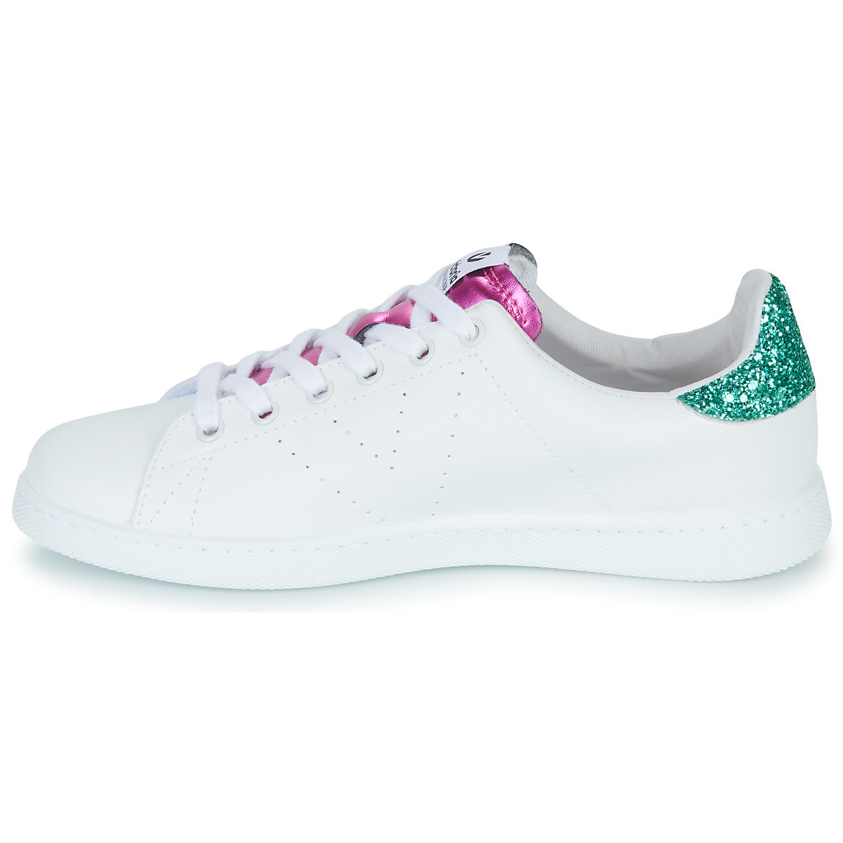 Sneakers basse Donna Victoria  TENIS EFECTO PIEL GLITTER  Bianco