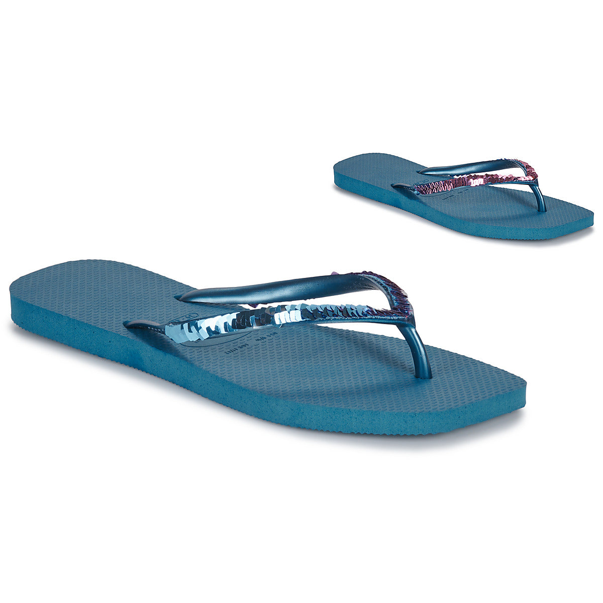 Infradito Donna Havaianas  SLIM SQUARE MAGIC SEQUIN  Marine