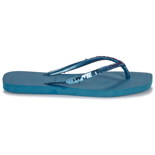 Infradito Donna Havaianas  SLIM SQUARE MAGIC SEQUIN  Marine