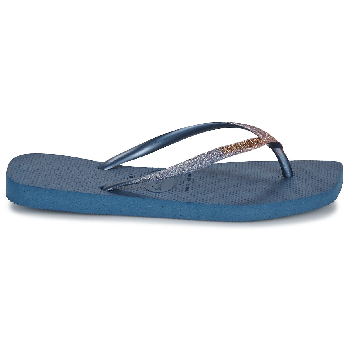 Infradito Donna Havaianas  SLIM SQUARE GLITTER  Marine