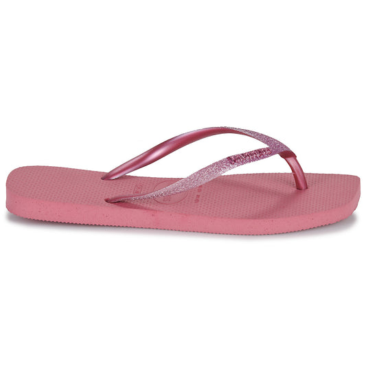 Infradito Donna Havaianas  SLIM SQUARE GLITTER  Rosa