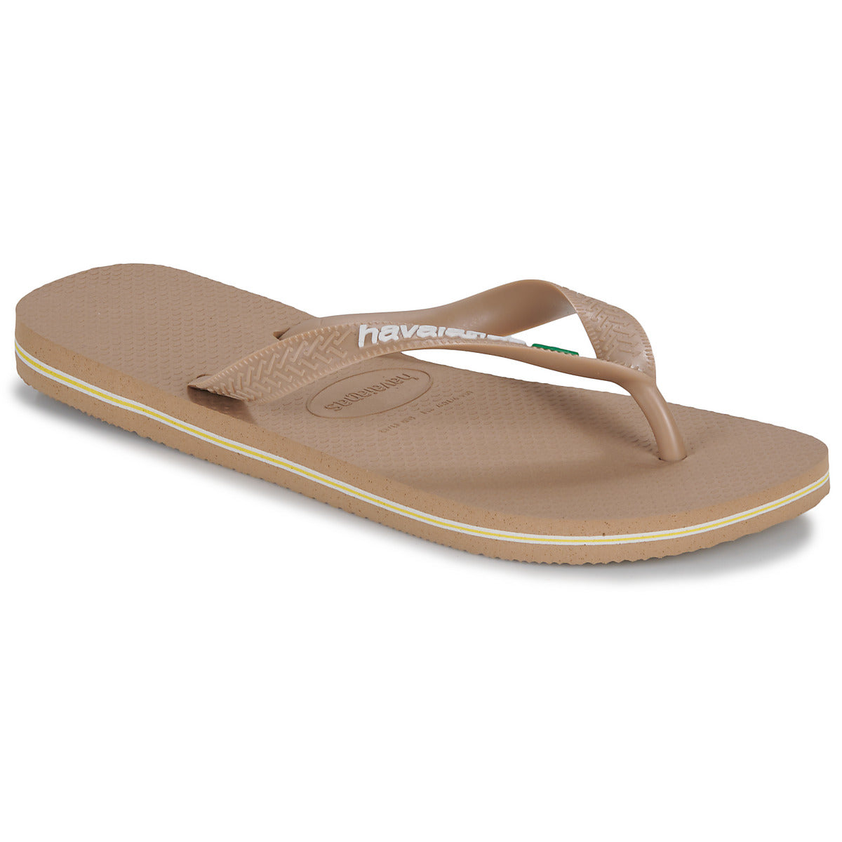 Infradito Donna Havaianas  BRASIL LOGO  Beige