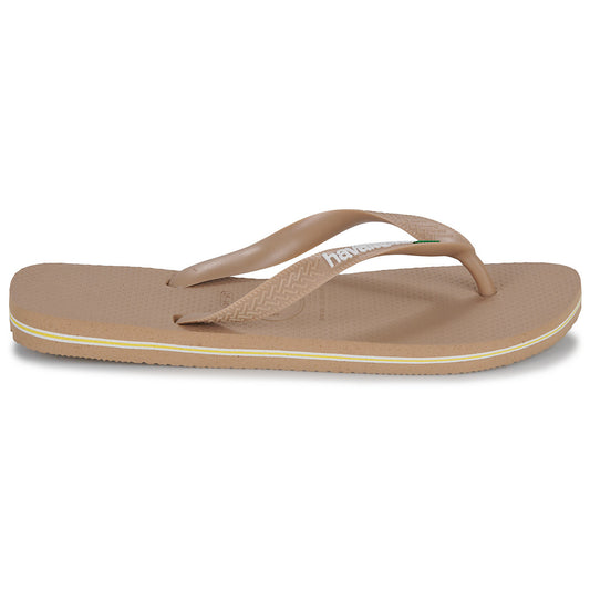 Infradito Donna Havaianas  BRASIL LOGO  Beige